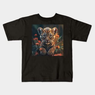 Cute baby Jaguar Kids T-Shirt